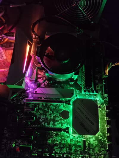 b450 steel legend + ryzen 4650g