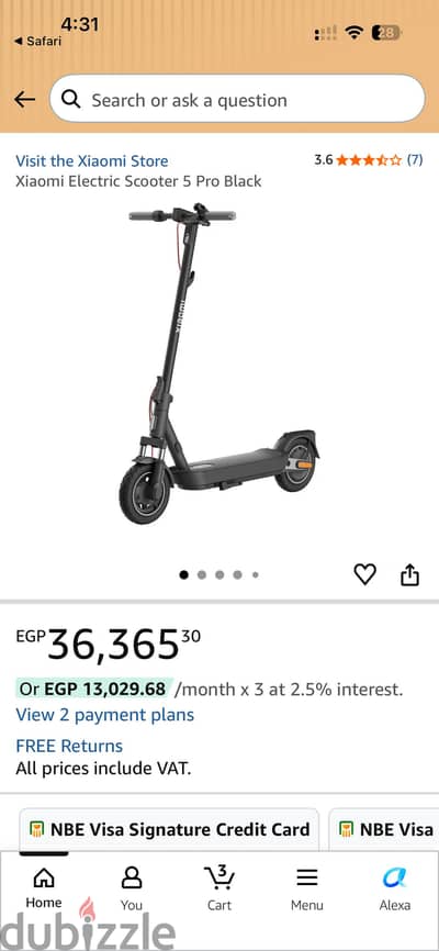 Xiaomi scooter 5 pro