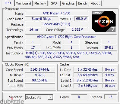 Ryzen 7 1700 bundle am4