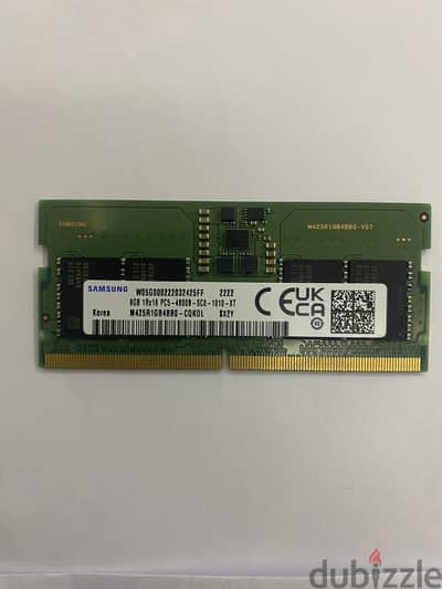 Ram ddr5 8GB 4800 Hz samsung
