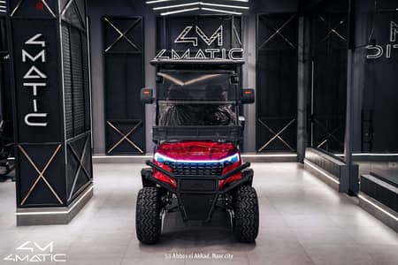Golf Cart 2025 Red Color