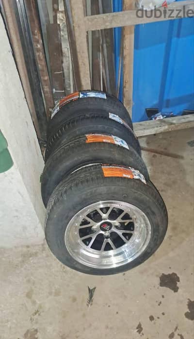 طقم جنط للبيع مقاس 13