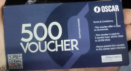 voucher Oscar market voucher Oscar market