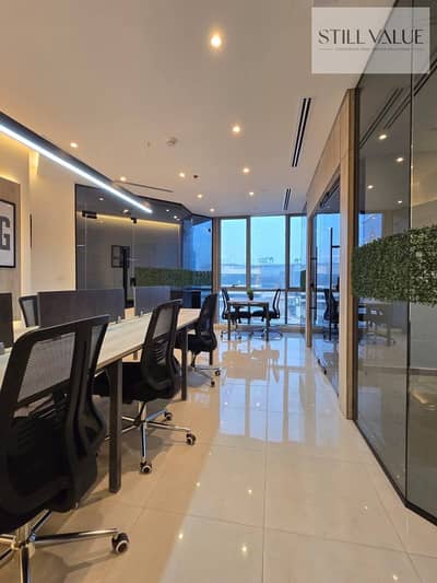 مكتب اداري للايجار 90متر مفروش في التجمع الخامس شارع التسعين Office For Rent 90Sqm In Fifth Settlement