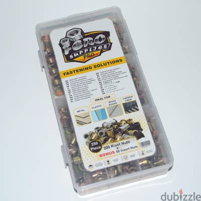Rivet Nut Kit 250 Pieces | FERO