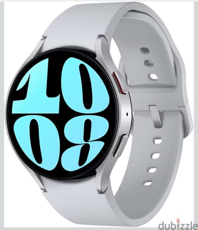 Samsung Galaxy Watch 6 Smartwatch, Silver, 44mm بحالة الزيرو
