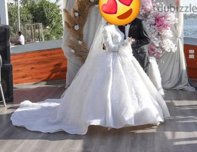 فستان زفاف هاند ميد