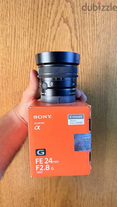 Sony lens 24g 2.8