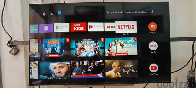 توشيبا 50 سمارت اندرويد ٤كيه فريم لس