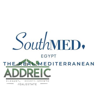 شاليه لاجون مباشر في SouthMED | م104 – دور ثالث – تقسيط حتى 12 سنة – فرصة استثمارية مميزة