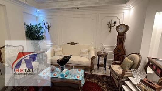 شقة بحديقة للبيع في البنفسج 12 فيلات – التجمع الأول | 190 متر | جاردن أمامية وخلفية