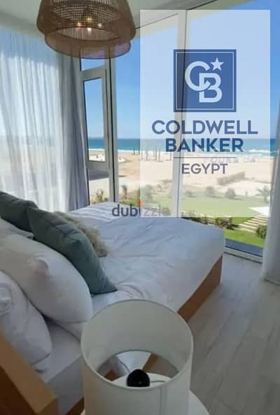 شاليه للبيع مباشرة على البحر، تشطيب كامل، في راس الحكمه داخل قرية فوكا باي