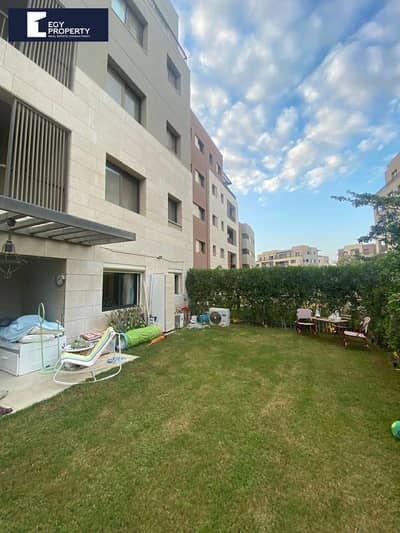 Under Market price Apartment with a Private Garden for Sale in District 5 - New Cairo