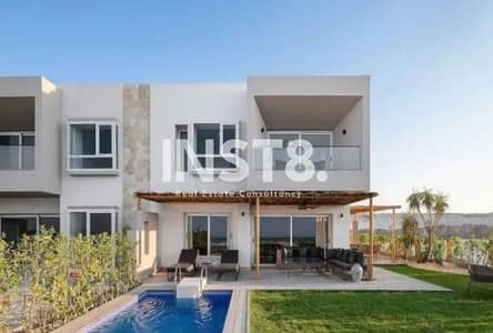 Premium Chalet 3Bed for Sale in El Masyaf Ras Elhekma - Full Sea View