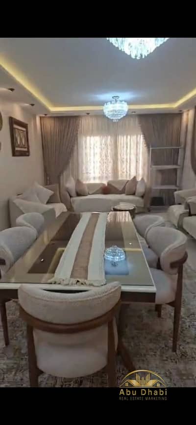 124 sq m furnished apartment for rent in Madinaty B6, directly opposite South Park