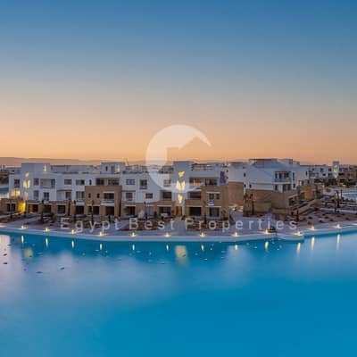 شقه  للبيع – أوضتين نوم من حسن علام في الجونة  تقسيط على ٧ سنين  إطلالة مباشرة على الكريستال لاجون.