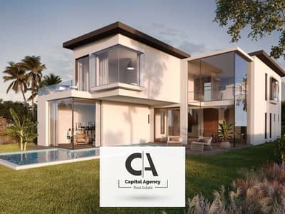 Ground floor chalet with garden for sale in Ras El Hekma, North Coast, fully finished, ready for occupancy in two years - Cali Cost. Cash price or pay