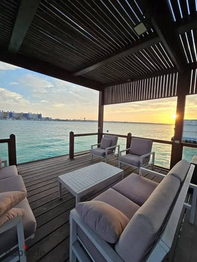 Chalet with garden for sale in Marina 8, New Alamein, North Coast, opposite Marina 3 next to the yacht gate, minutes from Alamein International Airpot