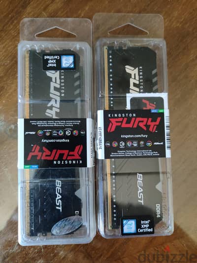 Kingston FURY Beast 16GB DDR4 3200MHz CL16