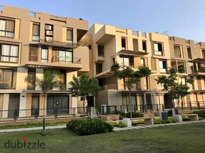 Apartment with garden resale for sale in a prime location in Al Shorouk, in Sodic East compound, at the lowest price in the market.