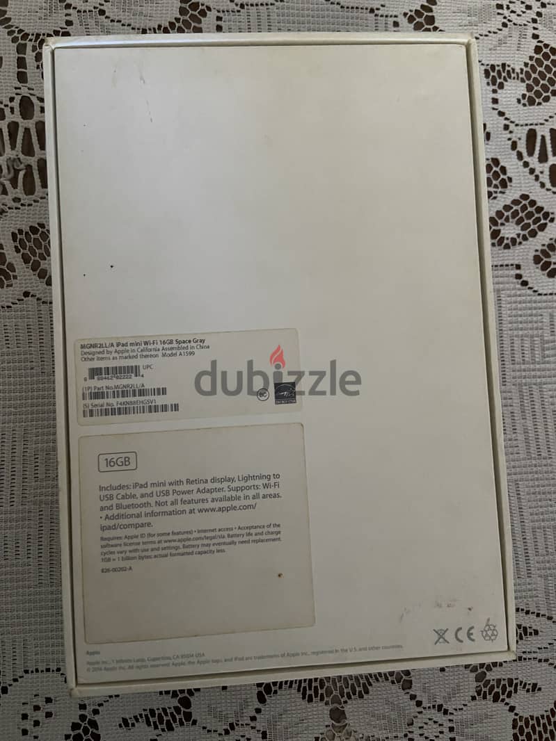 iPad mini 2 wi-fi 3