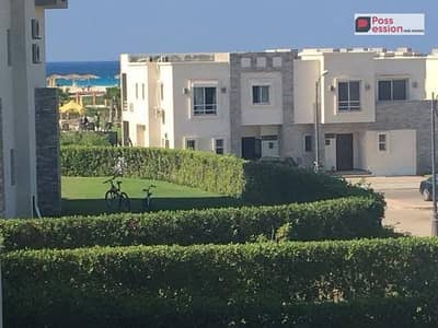 fully finished 2bed chalet for sale direct seaview with ahly sabbour ,8 years installments