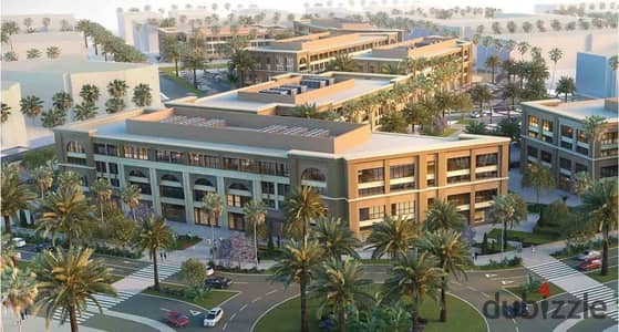 مكتب مُجهز بالكامل للبيع | ١٤٤ متر مربع | Mivida business park | موقع متميز
