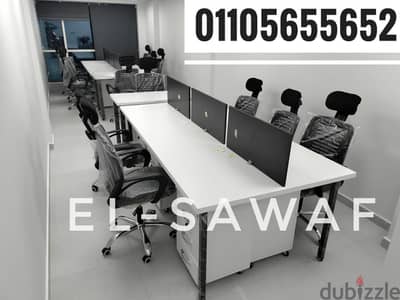 خلية عمل خشبmdfاسباني،مكاتب موظفين،متاح معاينة،work station