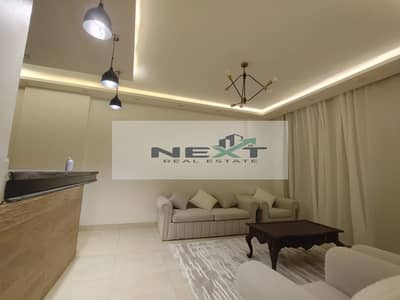 Furnished apartment for rent in Madinaty, 77 sq m, 2 bedrooms + 1 bathroom, open view, ground floor, very close to services and the mosque, one minut