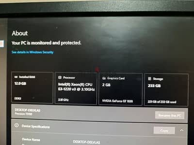 تجميعه بسيطه تنفع في اللعب والشغل+شاشه Dell 19 بوصه