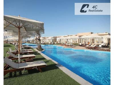 For quick sale Chalet Resale Immediate Gaia Al Ahly Sabbour North Coast Fully finished Inclusive of maintenance Ready for inspection