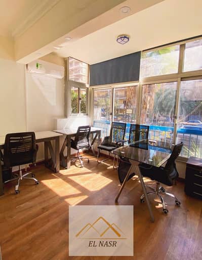 مكاتب مفروشة ومكيفة شير للايجار office space بايجار يبدء من 8000ج بمدينة نصر ومصر الجديدة
