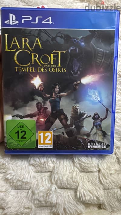  لعبة Lara Croft PS4 أصلية - حالة ممتازة