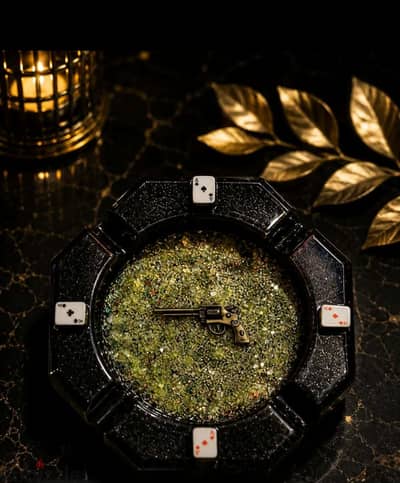 Cigarette ashtray epoxy resin طفايه سجاير ابوكسي رزين