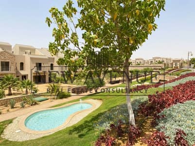 Fully Finished Town house Ready to move Bahary prime location overview landscape in Green Square Mostakbal City