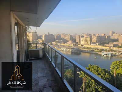 Apartment in the most beautiful branch of Abu El Feda Street, second building, with a view of the Nile.