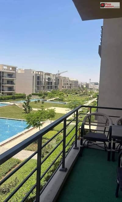 شقة بجاردن استلام فوري للبيع في المراسم فيفث سكوير التجمع الخامس | تشطيب فاخر وبرايم لوكيشن بجوار بالم هيلز وسوديك وليك فيو