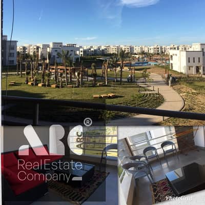 Chalet for sale in Amwaj North Coast North Coast – Direct pool view, full sea-facing, steps to the beach, prime location