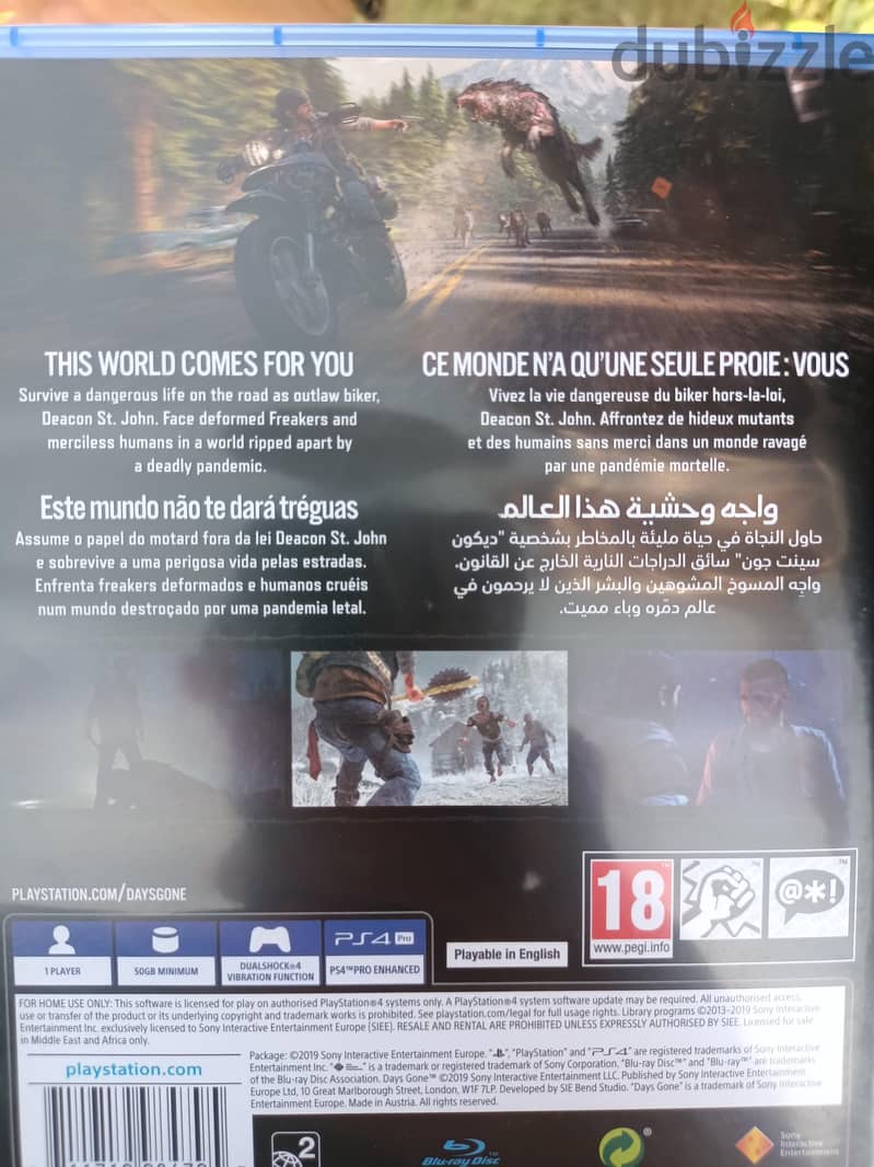days gone PS4 used 1