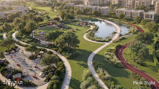 Special Town house for sale at lowest down payment in the market 345,000 EGP in Compound Park Sight New Capital