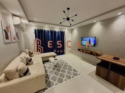 For those who love ground floor apartments with gardens, a super deluxe finished apartment is for sale in Madinaty, close to services.
