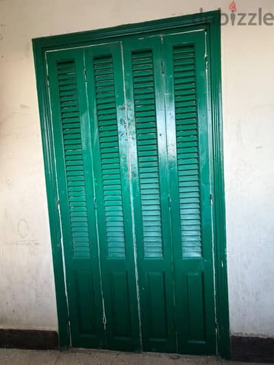 باب بلكونه شيش و زجاج بالحلق