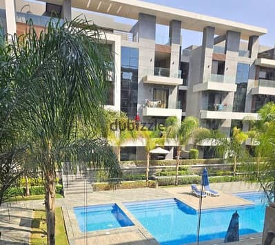 شقة جاهزة للسكن بفيو حمام سباحة فى باتيو كازا بجانب كليوباترا بالاس والجامعة البريطانية Patio Casa
