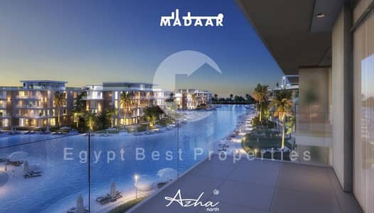فيلا للبيع اقساط تصل الى 6 سنوات فى ازها استلام سنه تشطيب كامل وتكيفات اطلاله  لاجون