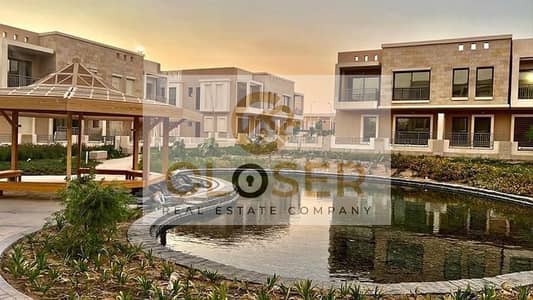 للبيع اخر كوارتو فيلا فيو مميز vip بالتقسيط علي 12 سنة كمبوند تاج سيتي|taj city