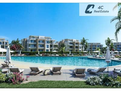 بسعر العقد القديم شاليه  فوري ريسيل سي شور Sea shore Hyde Park  الساحل الشمالي open view landscape تقسيمه مميزة جاهز للمعاينه و الاستلام