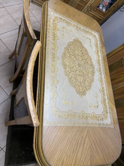 سفرة + بوفية + نيش مستعمل