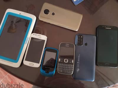 Most are working phones + childpad