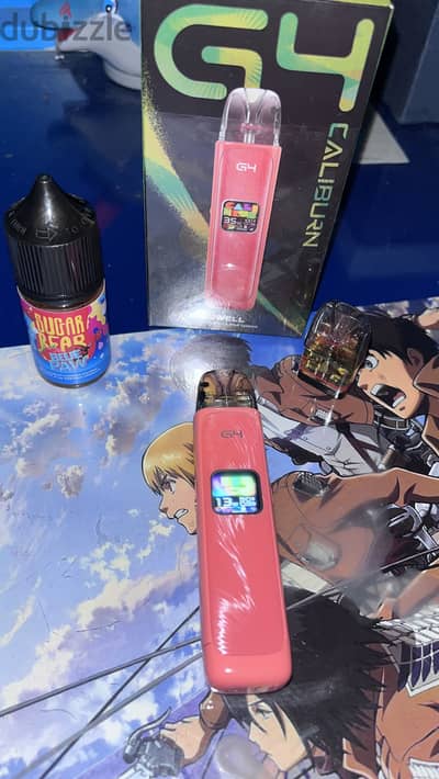 Uwell Caliburn G4 pod Flamengo Red