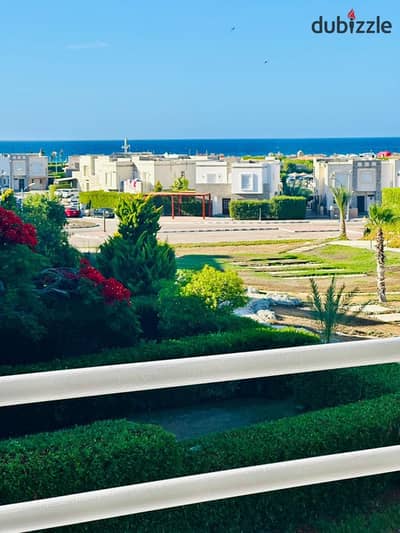 شاليه Sea view غرفتين فرش جديد بالكامل ايجار قريه امواج